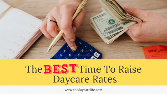 childcare provider counting money